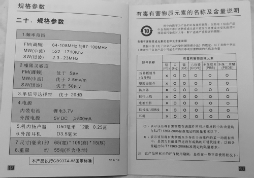 FM/FML Stereo/MW/SW Receiver DE19; Degen 深圳市德劲电子有限公司 (ID = 2944059) Radio