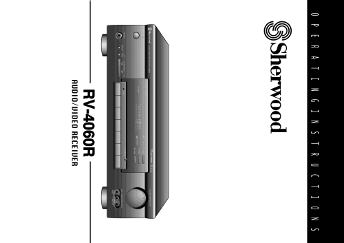 Audio Video Receiver RV-4060R; Sherwood, Chicago (ID = 2069462) Radio
