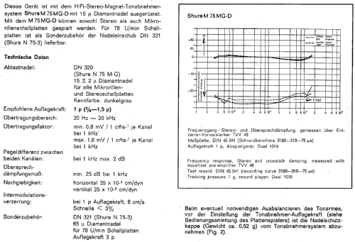 Magnet-Tonabnehmer M75MG-D; Shure; Chicago, (ID = 1476730) Micrófono/PU