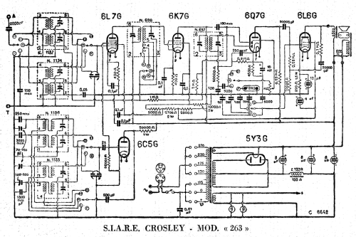 Crosley 263A; SIARE -Crosley; (ID = 2593419) Radio