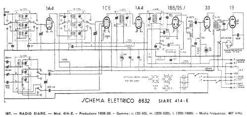 414E; SIARE -Crosley; (ID = 52962) Radio