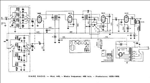 445A; SIARE -Crosley; (ID = 237027) Radio