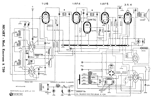 Emerson A730; SICART; Milano (ID = 973337) Radio