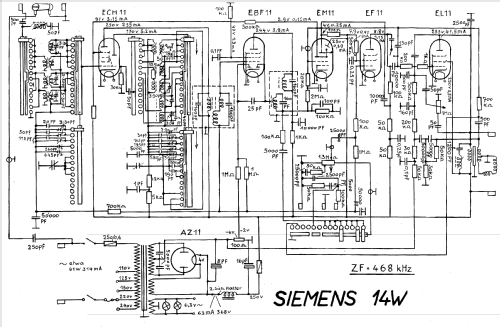 Großsuper 14W; Siemens (ID = 1589881) Radio