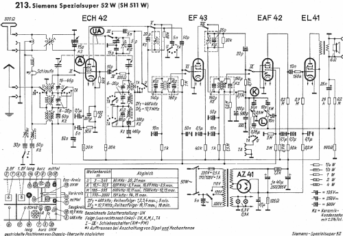 Spezialsuper 52 SH511W; Siemens (ID = 1018372) Radio