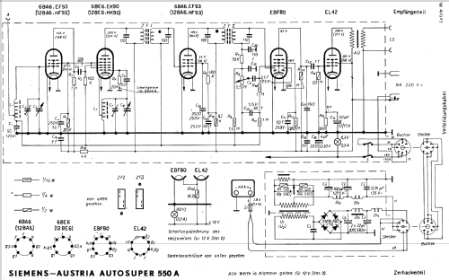 Autosuper 550A; Siemens-Austria WSW; (ID = 31114) Car Radio