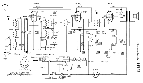 Gemeinschaftssuper 447U; Siemens-Austria WSW; (ID = 281107) Radio