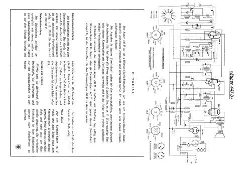 Gemeinschaftssuper 447U; Siemens-Austria WSW; (ID = 630864) Radio