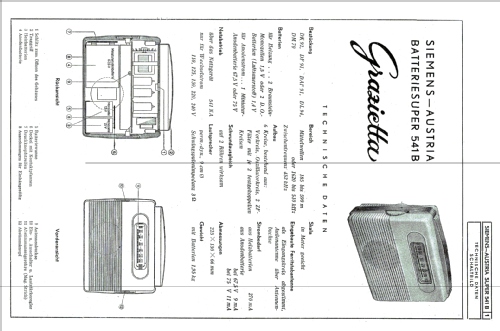 Grazietta 541B; Siemens-Austria WSW; (ID = 173035) Radio