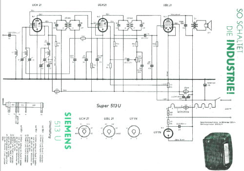 Grazioso-Junior Super 513U; Siemens-Austria WSW; (ID = 2013550) Radio