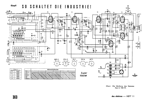 Gross-Super 1560W; Siemens-Austria WSW; (ID = 2915034) Radio