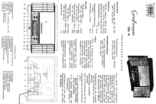Gross-Super 586W; Siemens-Austria WSW; (ID = 1655473) Radio