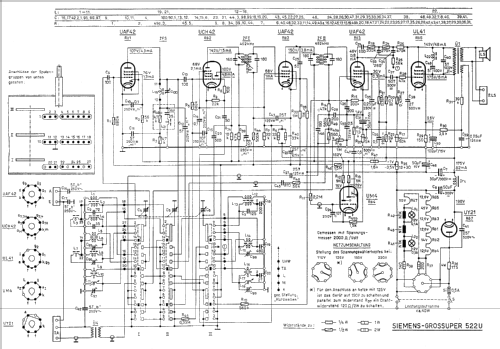 Grosssuper 522U; Siemens-Austria WSW; (ID = 74834) Radio