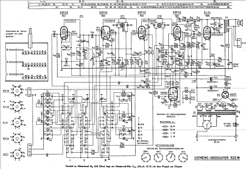 Grosssuper 522W; Siemens-Austria WSW; (ID = 9527) Radio