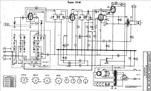 Mittelsuper 511W; Siemens-Austria WSW; (ID = 9563) Radio