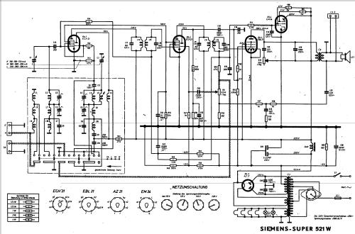 Mittelsuper 521W; Siemens-Austria WSW; (ID = 9525) Radio