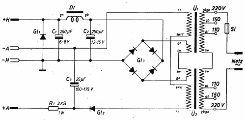 Netzgerät 541NA; Siemens-Austria WSW; (ID = 9533) Aliment.