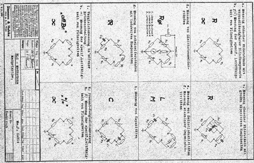 RLC-Messbrücke ; Siemens-Austria WSW; (ID = 1520426) Equipment
