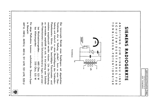 Super 448U; Siemens-Austria WSW; (ID = 631066) Radio
