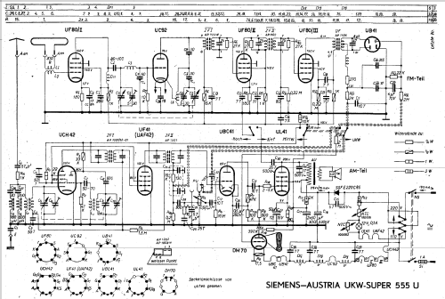 Ukawette UKW-Super 555U; Siemens-Austria WSW; (ID = 26125) Radio