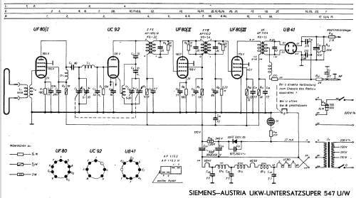 UKW-Untersatz-Super 547W; Siemens-Austria WSW; (ID = 9537) Radio