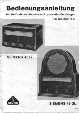 46G; Siemens & Halske, - (ID = 2840964) Radio