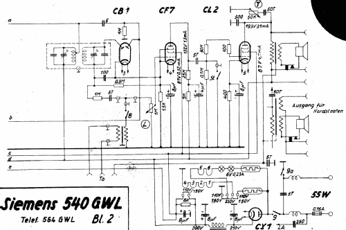 Gross-Super-Schatulle 540GWLK; Siemens & Halske, - (ID = 2993539) Radio