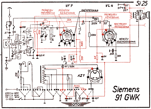 Kammermusik-Empfänger 91GW ; Siemens & Halske, - (ID = 3019510) Radio