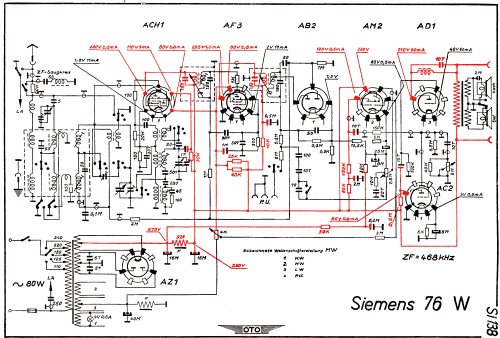 Kammermusik-Schatulle 76W; Siemens & Halske, - (ID = 3020373) Radio