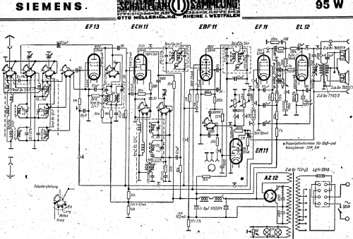 Kammermusik-Schatulle 95W; Siemens & Halske, - (ID = 2972484) Radio