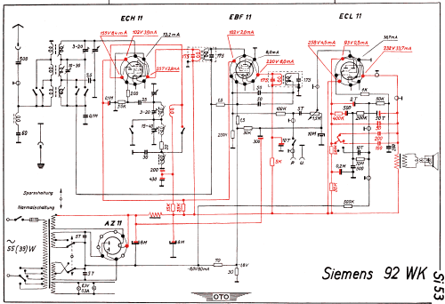 Kammermusik-Super 92W ; Siemens & Halske, - (ID = 3019833) Radio