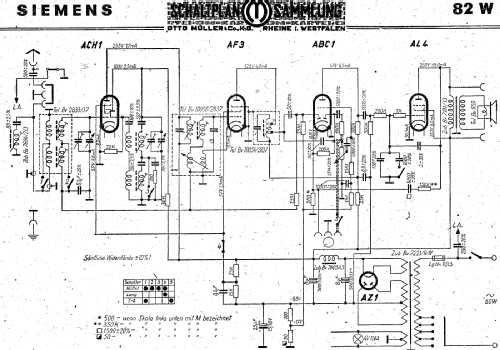 Mars 82W; Siemens & Halske, - (ID = 2970772) Radio