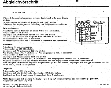 Schatulle 5/4 Superhet 64GW; Siemens & Halske, - (ID = 2959822) Radio