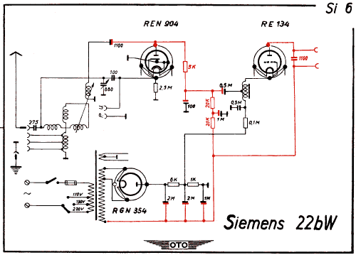 Siemens 22 bW Riesenskala 22BW; Siemens & Halske, - (ID = 3019473) Radio
