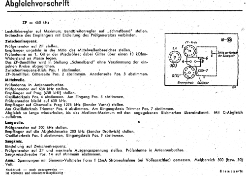 Superhet 74GW ; Siemens & Halske, - (ID = 2961633) Radio