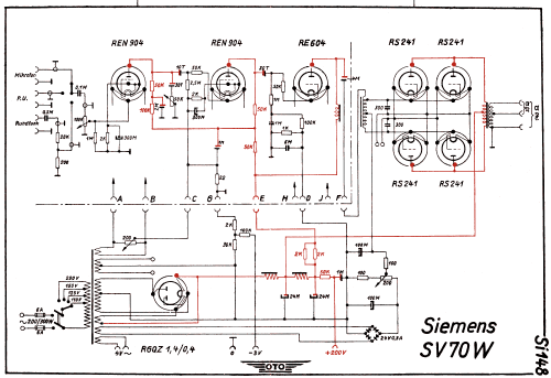 SV70W; Siemens & Halske, - (ID = 3020375) Ampl/Mixer