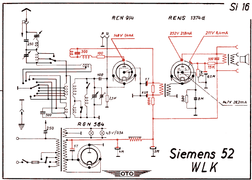 Zweiröhren-Luxus 52WLK; Siemens & Halske, - (ID = 3019479) Radio