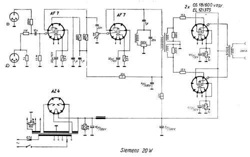 Power Amplifier 20 W; Siemens; Budapest (ID = 2628220) Ampl/Mixer