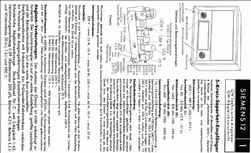 12GW; Siemens & Halske, - (ID = 247403) Radio