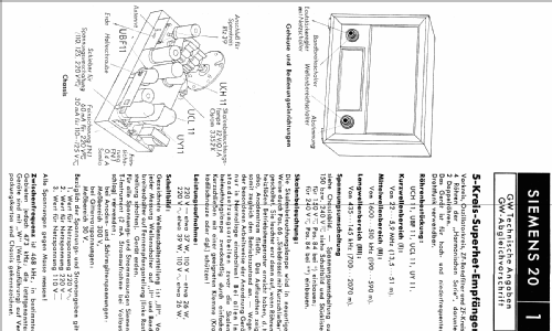 20GW; Siemens & Halske, - (ID = 247485) Radio