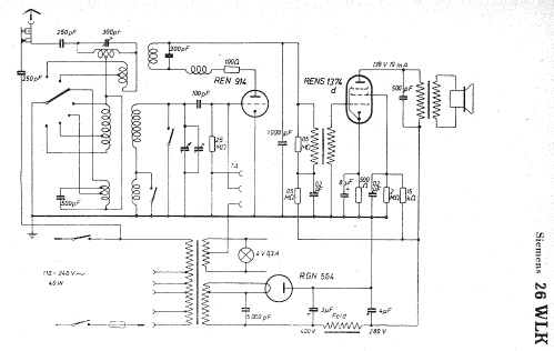 26WLK; Siemens & Halske, - (ID = 6148) Radio