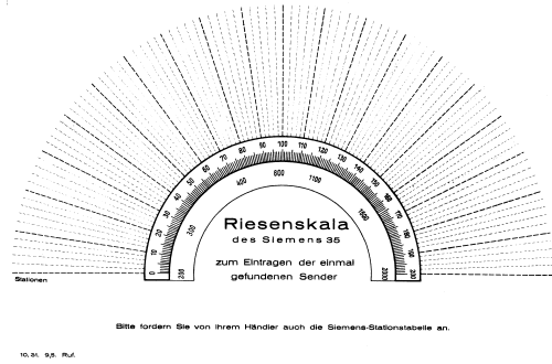 35W; Siemens & Halske, - (ID = 1389386) Radio