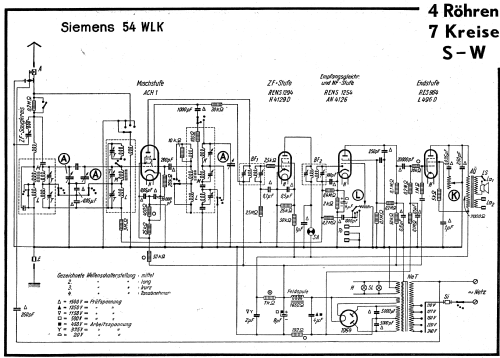 Schatulle 54WLK; Siemens & Halske, - (ID = 2006365) Radio
