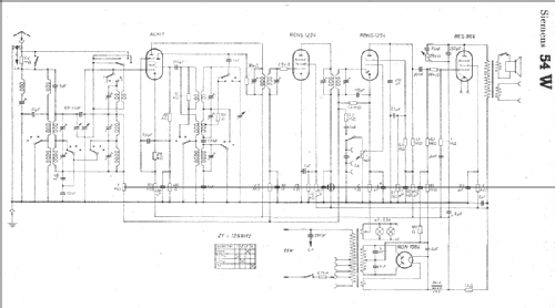 54W; Siemens & Halske, - (ID = 6663) Radio