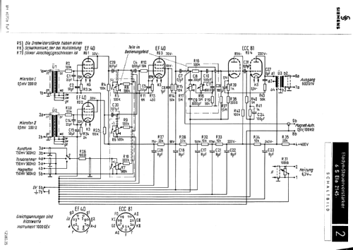 Eladyn-Steuerverstärker - Vorverstärker 6S Ela2145; Siemens & Halske, - (ID = 298009) Ampl/Mixer