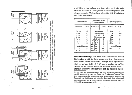 A-V-Ω-Multizet ; Siemens & Halske, - (ID = 1312306) Equipment