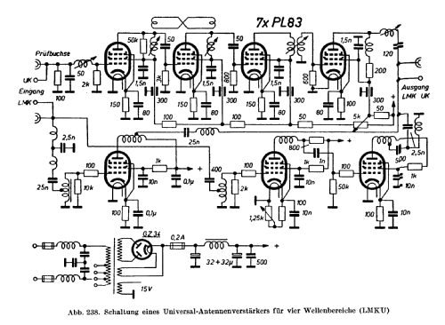 Antennenverstärker SAV 307aW; Siemens & Halske, - (ID = 2580288) RF-Ampl.