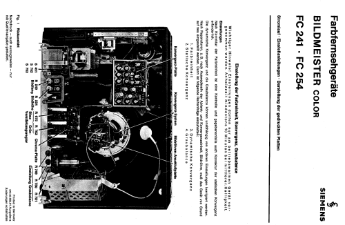 Bildmeister Color FC241; Siemens & Halske, - (ID = 2552232) Televisión