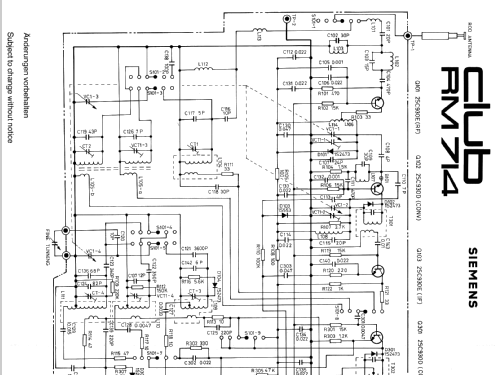 Club RM 714; Siemens & Halske, - (ID = 540873) Radio