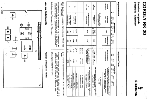 Cordly RK20 7.659.105; Siemens & Halske, - (ID = 331527) Radio